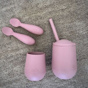 Expz cup and spoon set in pink